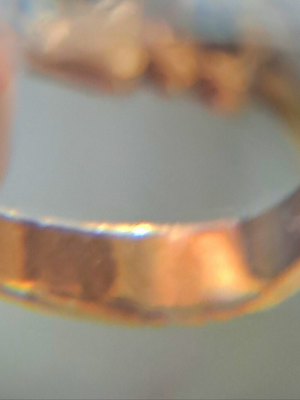 Gold Ring Child Aquamarine Daffodil Birthstone Pinkie Ring Vintage 1960s Retro - Picture 10 of 11